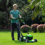 POWERALL 48V (24V x 2) Lawn Mower SP 46cm + 24V Grass Trimmer 30cm Set