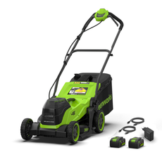 POWERALL 48V (24V x 2) Lawn Mower 36cm - 2x 4Ah Battery