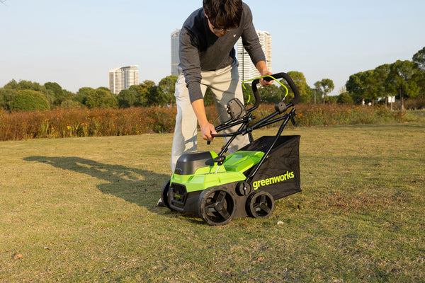 40V Dethatcher / Scarifier 2-in-1 38cm - tool only