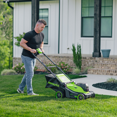 24V+24V Lawn Mower 41cm - 2x 4Ah Battery