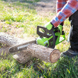 40V Chainsaw 35cm - 2x 2Ah Battery