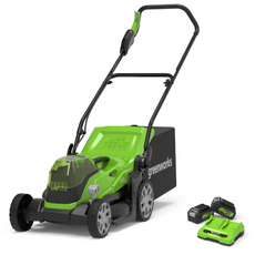 24V+24V Lawn Mower 36cm - 2x 4Ah Battery