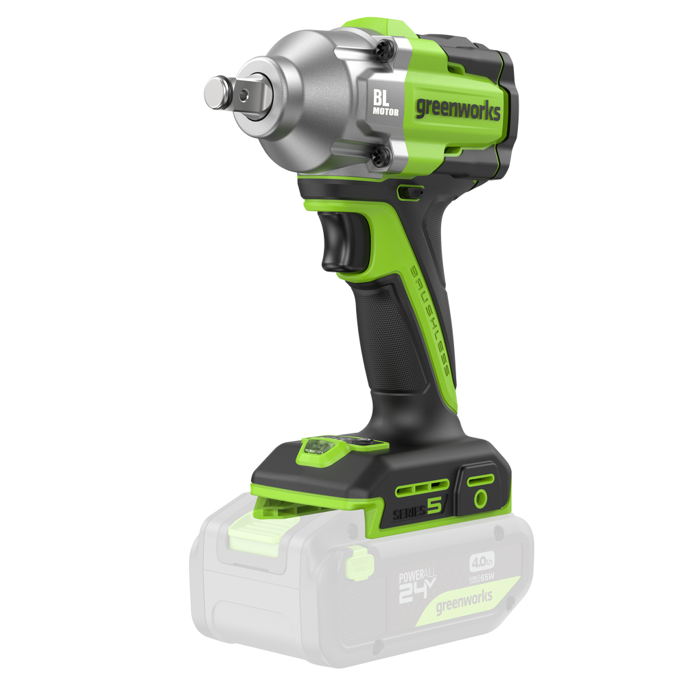 24V Impact Wrench 500Nm - tool only