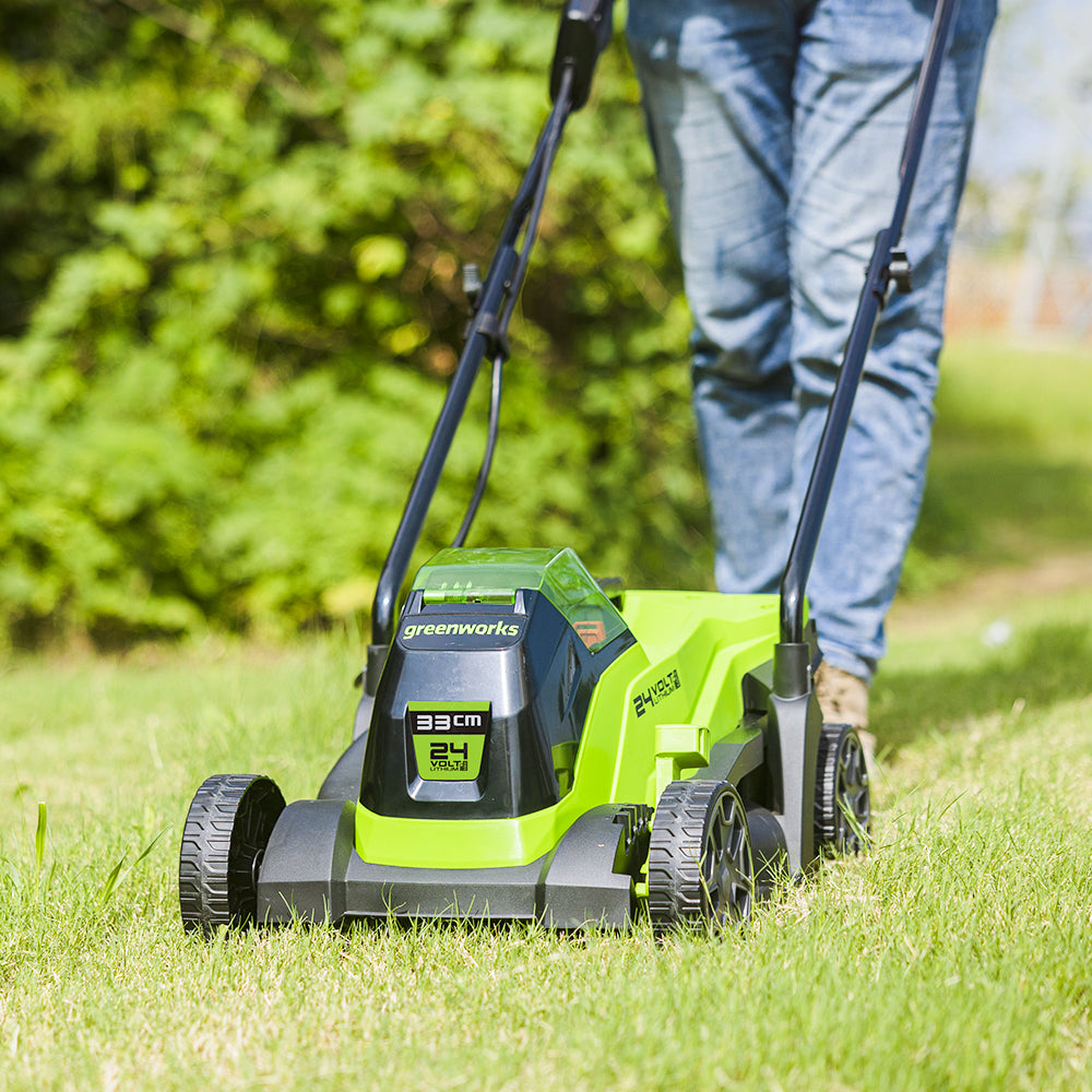 POWERALL 24V Lawn Mower 33cm - 2Ah Battery