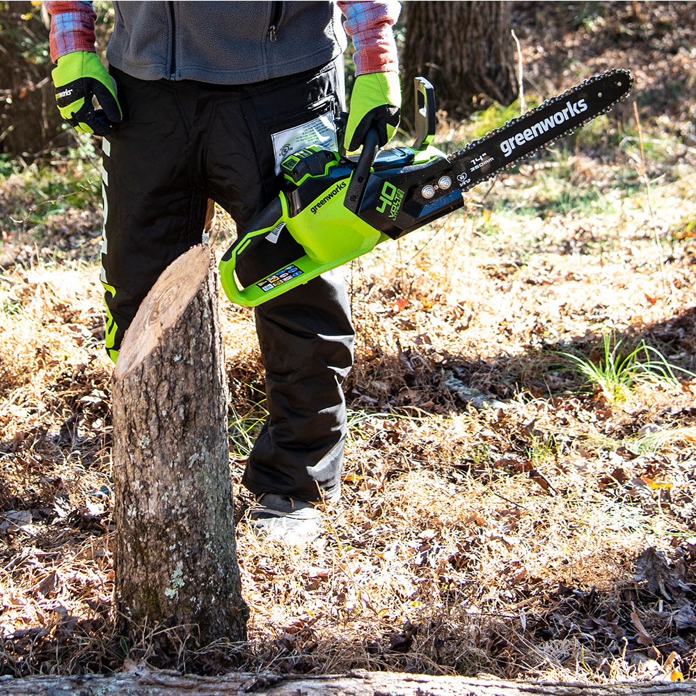 40V Chainsaw 35cm - 2x 2Ah Battery