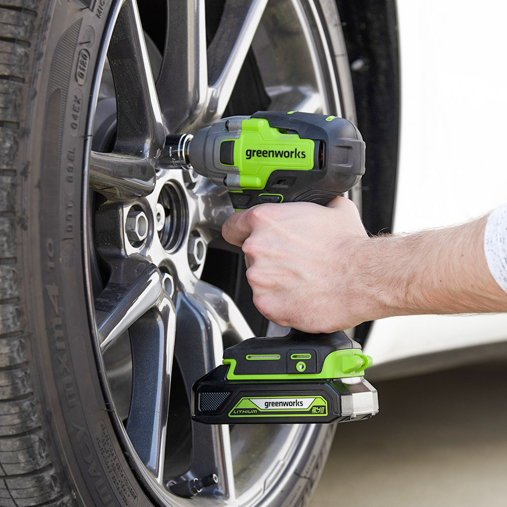 POWERALL 24V Impact Wrench 400Nm - 4Ah Battery