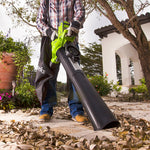 40V Leaf Blower / Leaf Vacuum 280 km/h - 2x 2Ah Battery