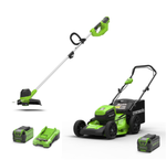 40V Lawn Mower 46cm + String Trimmer 30cm Set