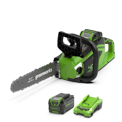 40V Chainsaw 35cm 1,5 kW with 4Ah Battery