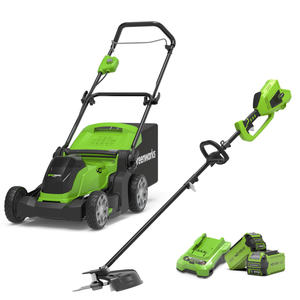 40V Lawn Mower 41cm + Brush Cutter 40cm Set