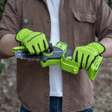 POWERALL 24V Mini Chainsaw 10cm Gen. II with Extension Pole - 2Ah Battery