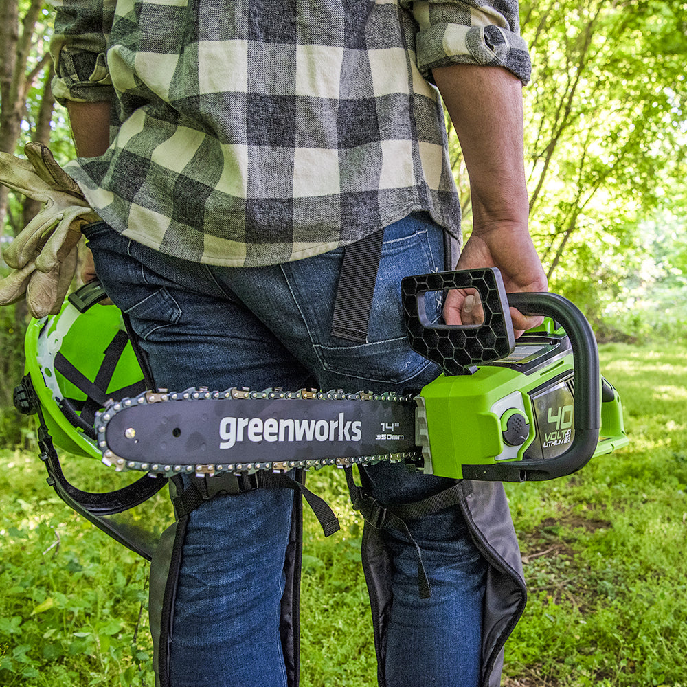 40V Chainsaw 35cm - 2x 2Ah Battery