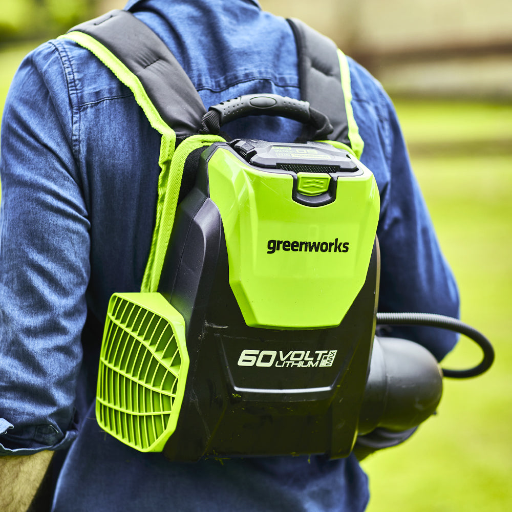 60V Cordless Backpack Leaf Blower Buy online at Greenworks