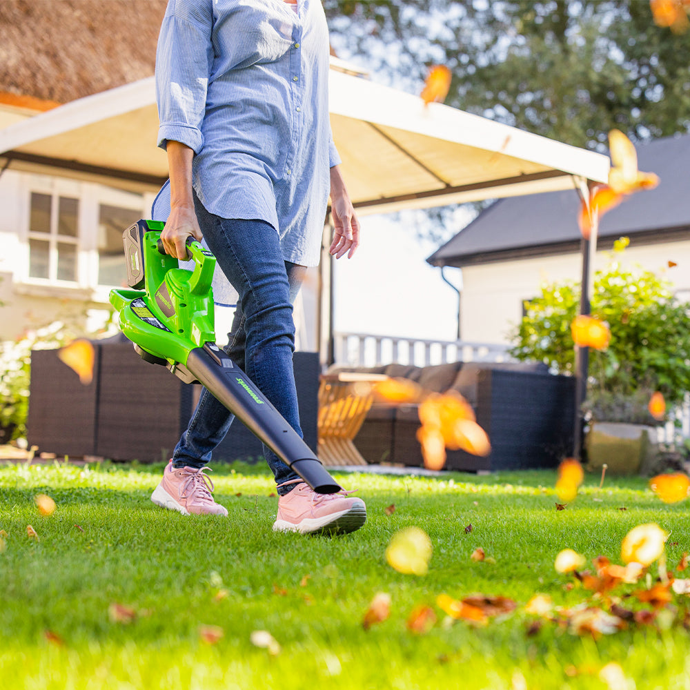 40V Leaf Blower / Leaf Vacuum 280 km/h - 2x 2Ah Battery