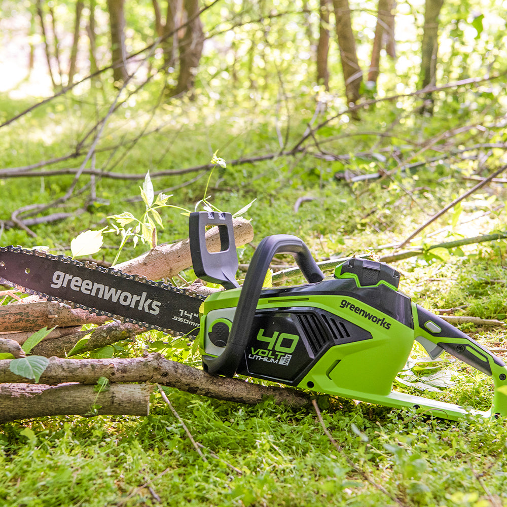 40V Chainsaw 35cm - 2x 2Ah Battery