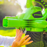 40V Leaf Blower / Leaf Vacuum 280 km/h - 2x 2Ah Battery