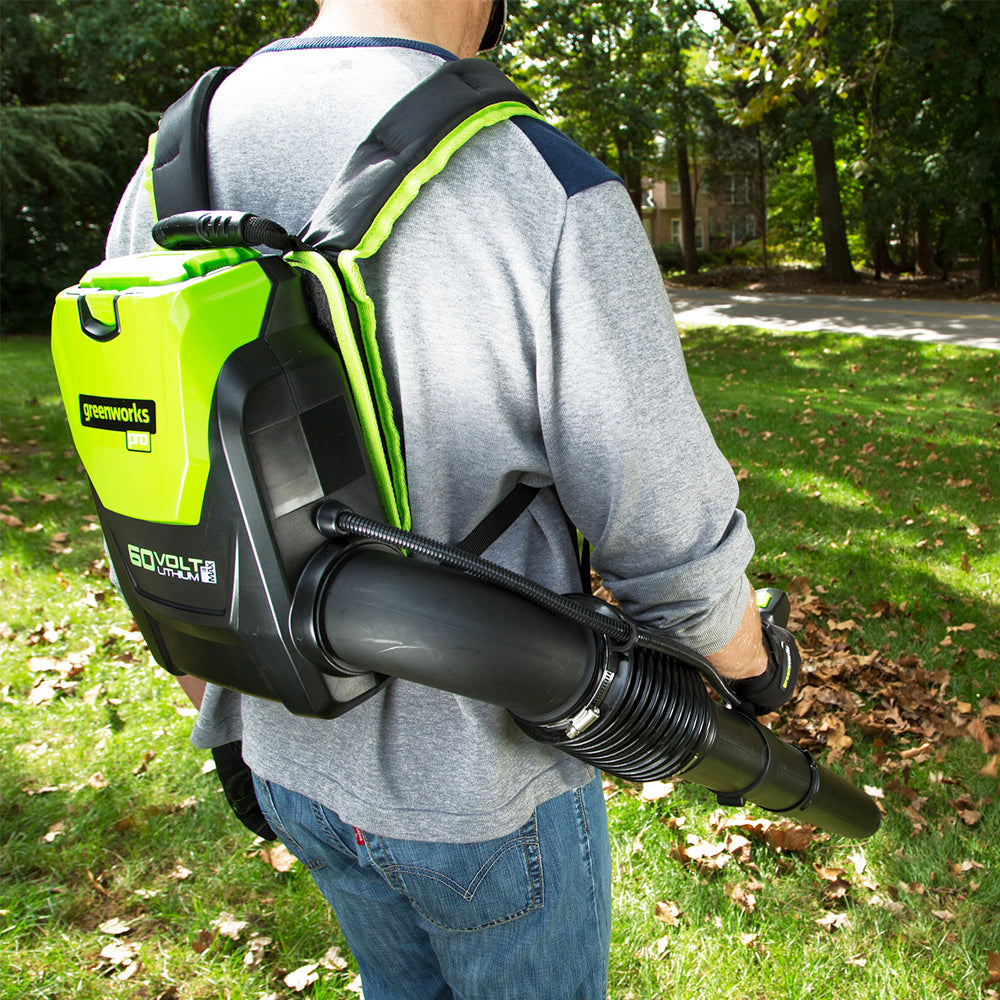 60V Cordless Backpack Leaf Blower Buy online at Greenworks