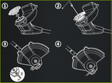Single blade trimmer head + 20 blades