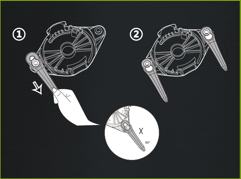Double blade trimmer head + 20 blades