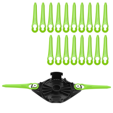 Double blade trimmer head + 20 blades