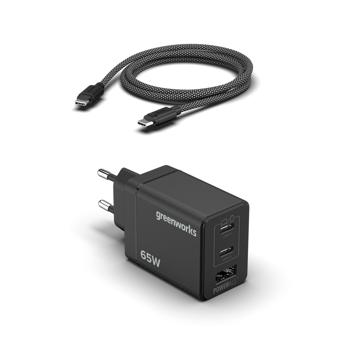 POWERALL 24V 65W USB-C Charger + 100W USB-C Cable