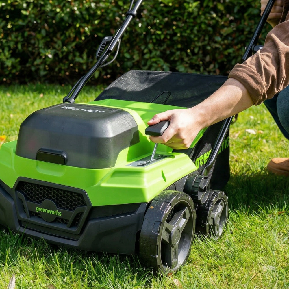 POWERALL 48V (24V x 2) Dethatcher / Scarifier 2-in-1 38cm - tool only