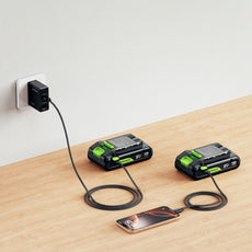 POWERALL 24V Starter Kit 2x 2Ah USB-C Batteries + 65W Charger