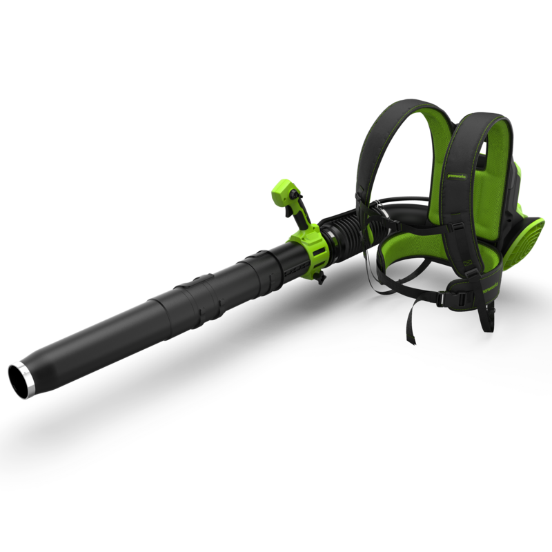POWERALL 48V (24V x 2) Backpack Leaf Blower 297 km/h - 2x 8Ah Battery