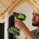 POWERALL 24V Drill Driver + Circular Saw Set - 2x 2Ah Batteries
