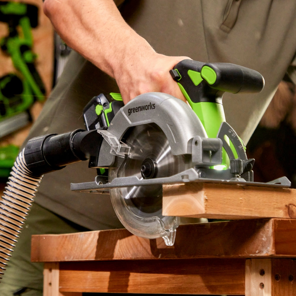 POWERALL 24V Drill Driver + Circular Saw Set - 2x 2Ah Batteries