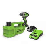 POWERALL 24V Tire Change Set - Jack + Impact Wrench 400Nm