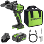 24V Hammer Drill 90Nm - 4Ah Battery