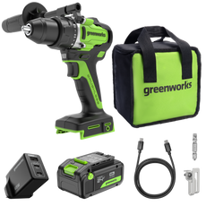 24V Hammer Drill 90Nm - 4Ah Battery