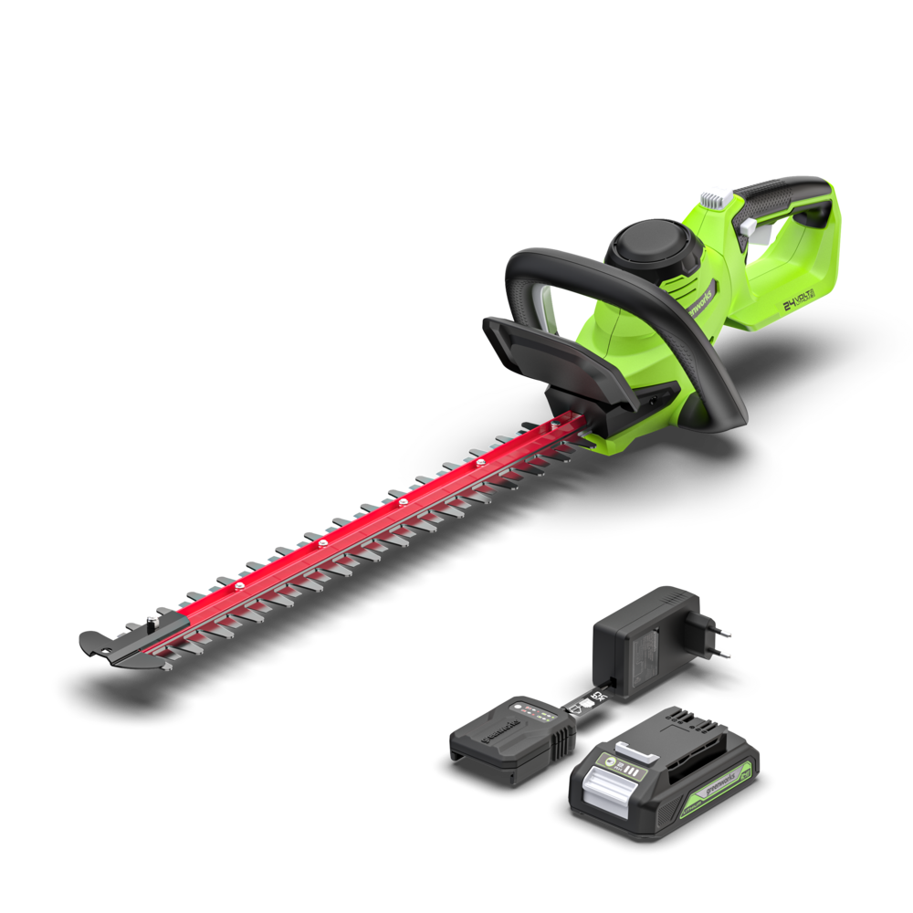 POWERALL 24V Hedge Trimmer 56cm - 2Ah Battery