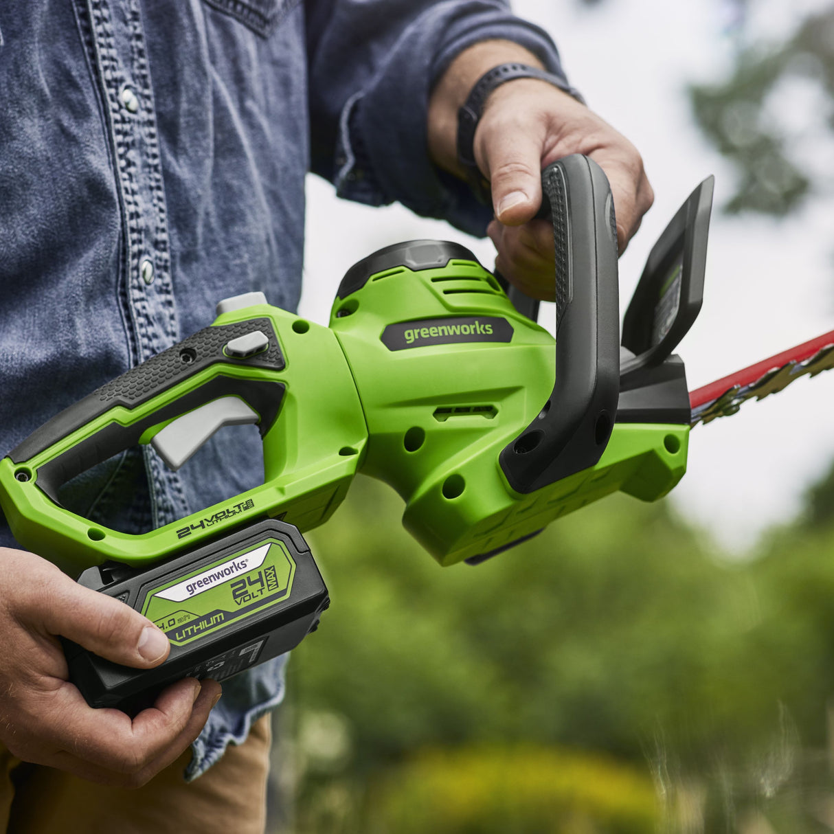 POWERALL 24V Hedge Trimmer 56cm - tool only