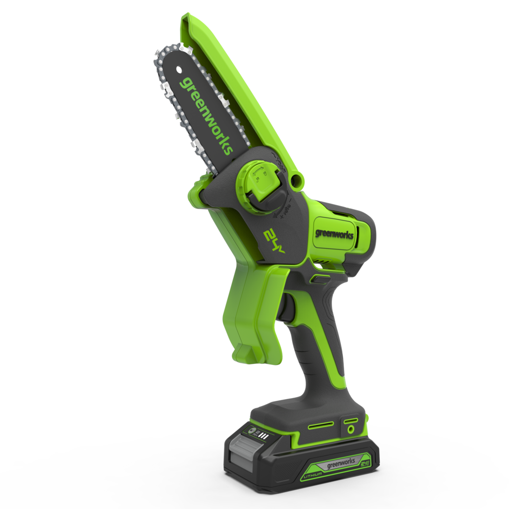POWERALL 24V Mini Chainsaw 10cm - 2Ah Battery