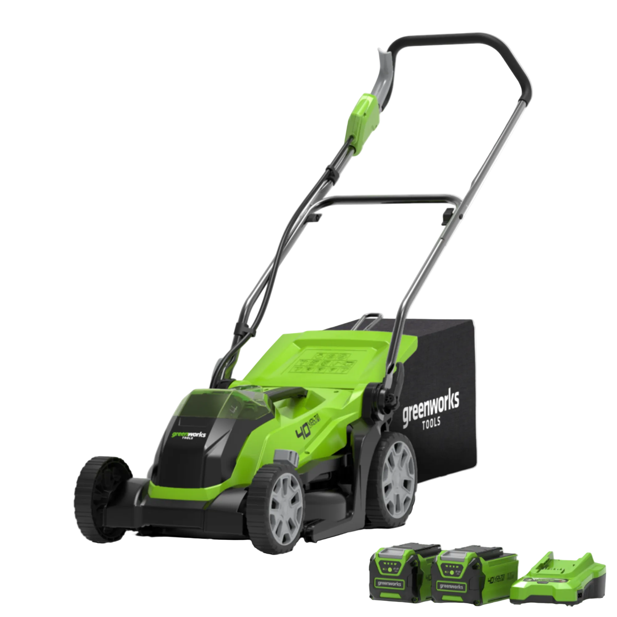 40V Lawn Mower 35cm - 2x 2Ah Battery