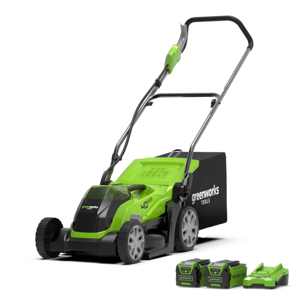 40V Lawn Mower 35cm - 2x 2Ah Battery