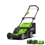 40V Lawn Mower 41cm - 2x 2Ah Battery