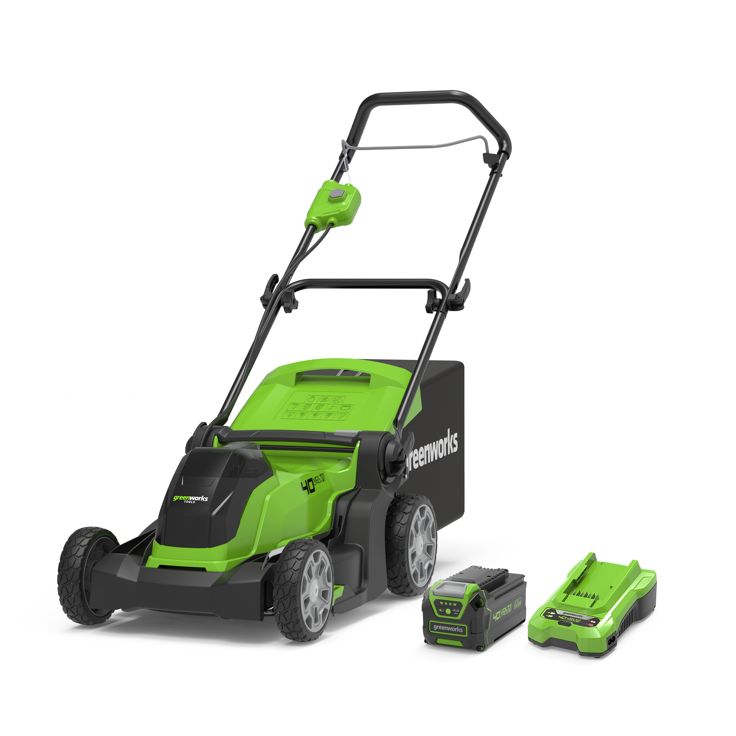 40V Lawn Mower 41cm - 4Ah Battery