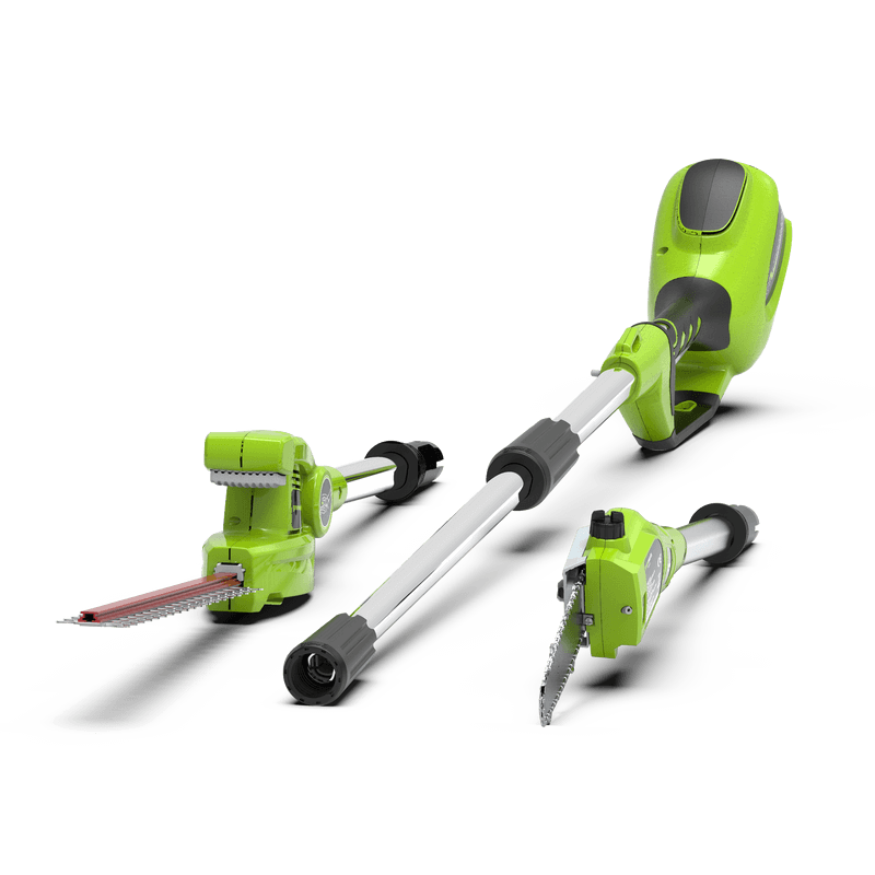 40V Pole Saw & Hedge Trimmer - 2Ah Battery