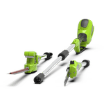 40V Pole Saw & Hedge Trimmer - 2Ah Battery