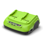 40V Dual Slot Rapid Charger 8A