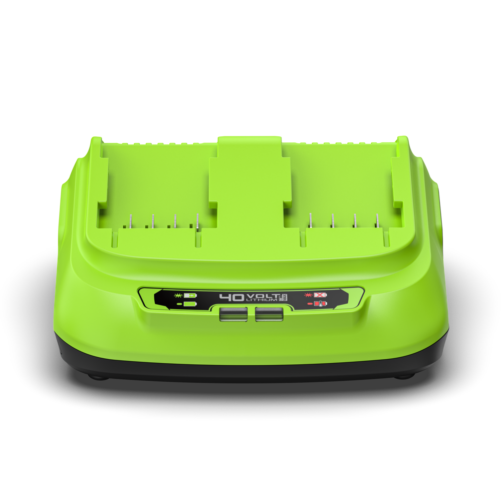 40V Dual Slot Rapid Charger 8A