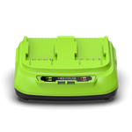 40V Dual Slot Rapid Charger 8A