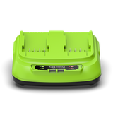 40V Dual Slot Rapid Charger 8A