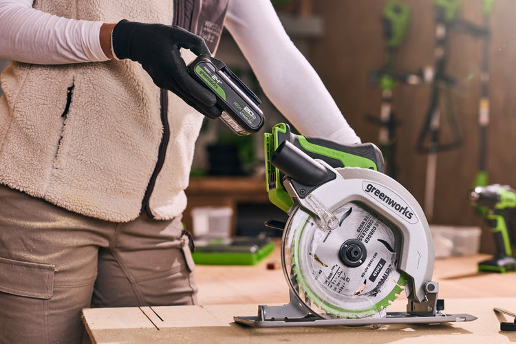 POWERALL 24V Circular Saw - 4Ah Battery