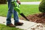 40V Lawn Mower 41cm + Leaf Blower / Leaf Vacuum 280 km/h Set