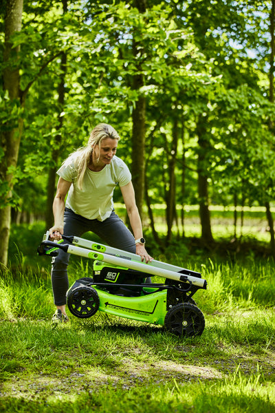 60V Lawn Mower 51cm SP + Bike Handle Brush Cutter 40cm Set