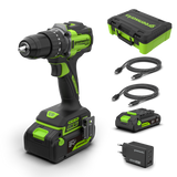 POWERALL 24V PRO Hammer Drill 60Nm - 2 Batteries
